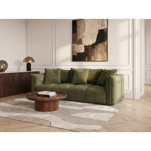 Zöld zsenília kanapé Harlem – Bobochic Paris-image-2