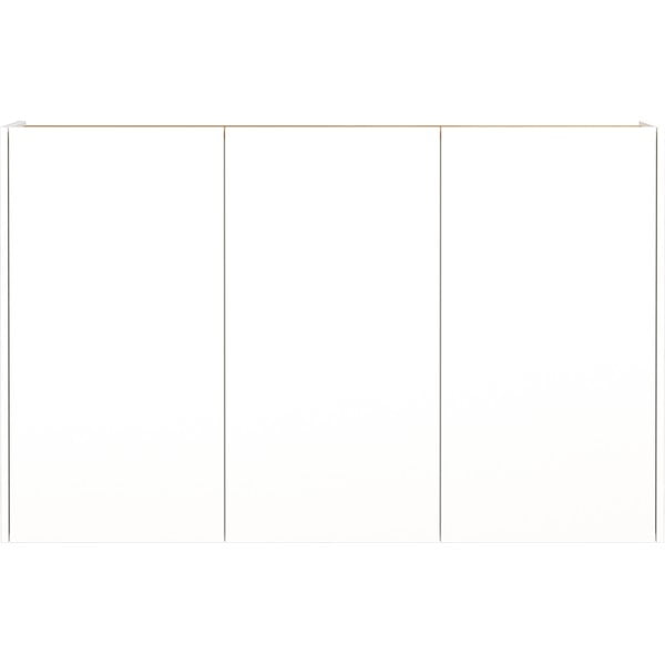 Fehér függő szekrény tölgyfa dekorral 138x87x25 cm Libbiano – Germania-image-2