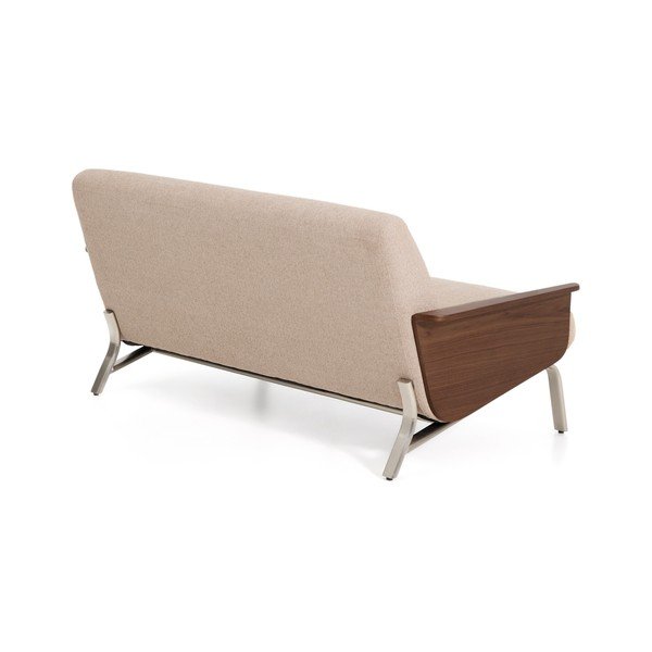 Világosbarna zsenília kanapé 165 cm Amsen – Kave Home-image-4