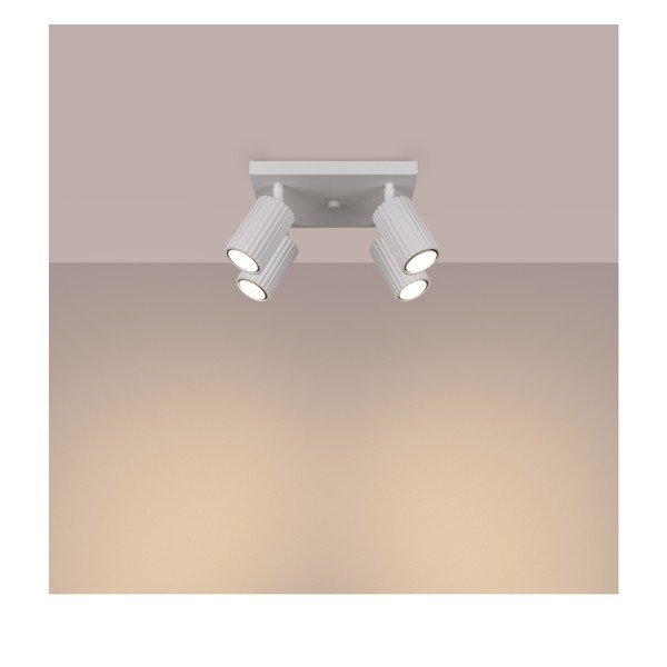 Fehér spotlámpa 25x25 cm Gleam – Sollux-image-2