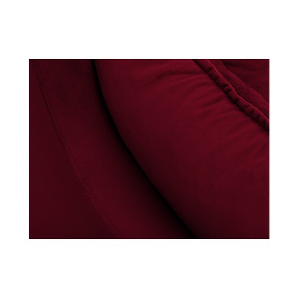 Freesia piros bársony kanapé, 150 cm - Mazzini Sofas-image-4