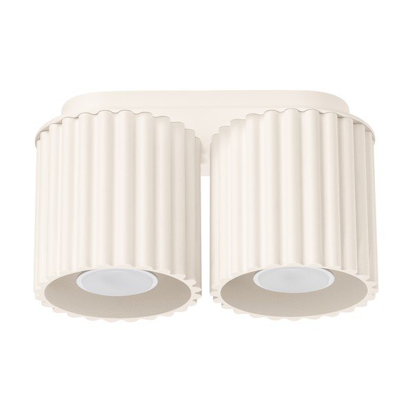Bézs fém spotlámpa 10x21 cm Zora – Sollux