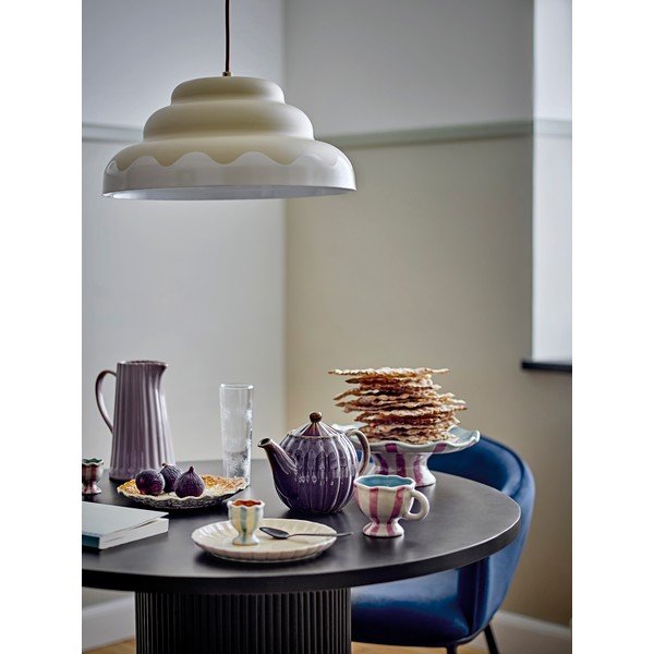 Krémszínű függőlámpa fém búrával ø 40 cm Lacya – Bloomingville-image-1