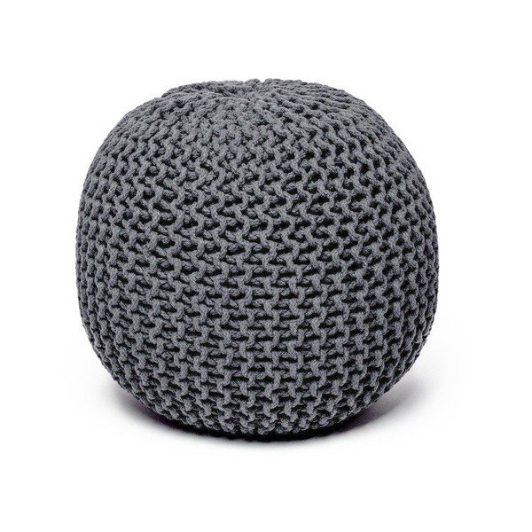 Sötétszürke puff - Bonami Essentials