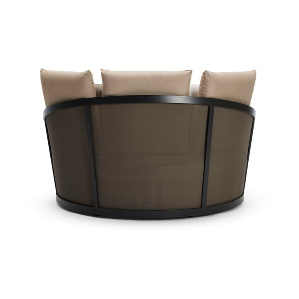 Bézs párnázott kerti napozóágy Cielo – Diphano-image-3