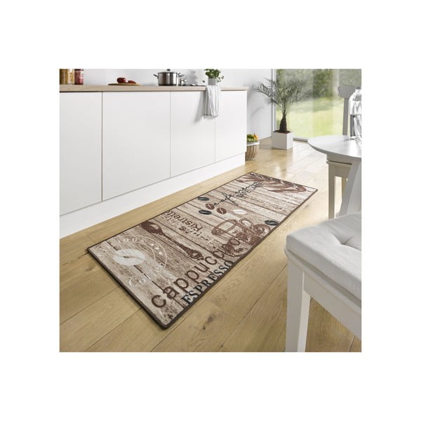 Delicious Coffee barna konyhai futószőnyeg, 67 x 180 cm - Hanse Home-image-1