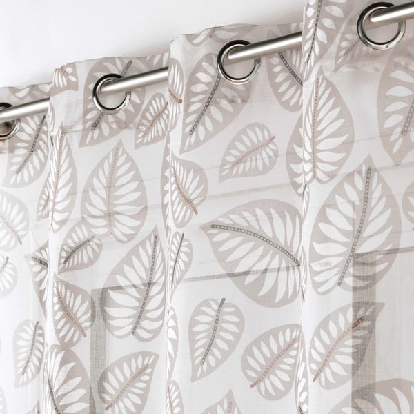 Bézs átlátszó függöny 140x240 cm Alma – douceur d'intérieur-image-1