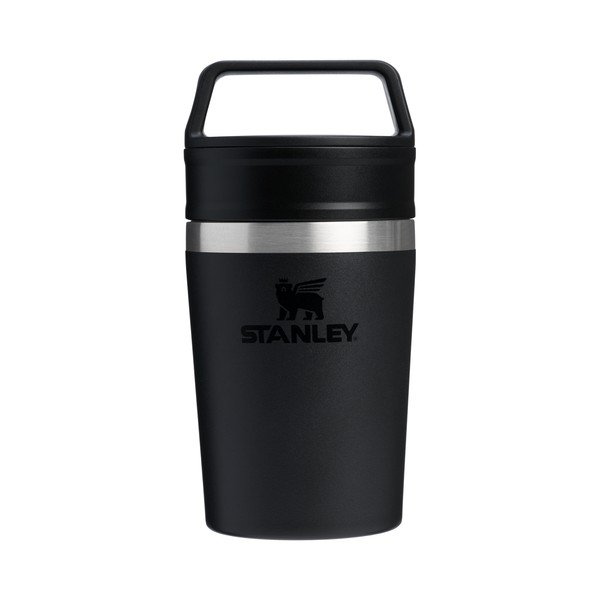 Fekete rozsdamentes acél termobögre 230 ml Café-To-Go Travel Mug Black 2.0 – Stanley