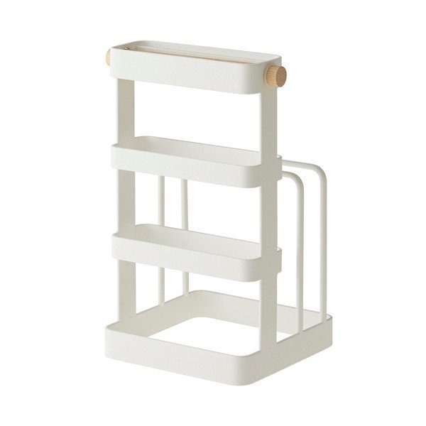 Tosca fehér kés- és vágódeszka állvány - YAMAZAKI