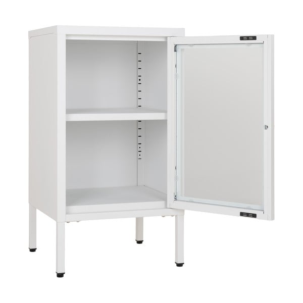 Fehér fém tálalószekrény 38x70 cm Dalby – House Nordic-image-2