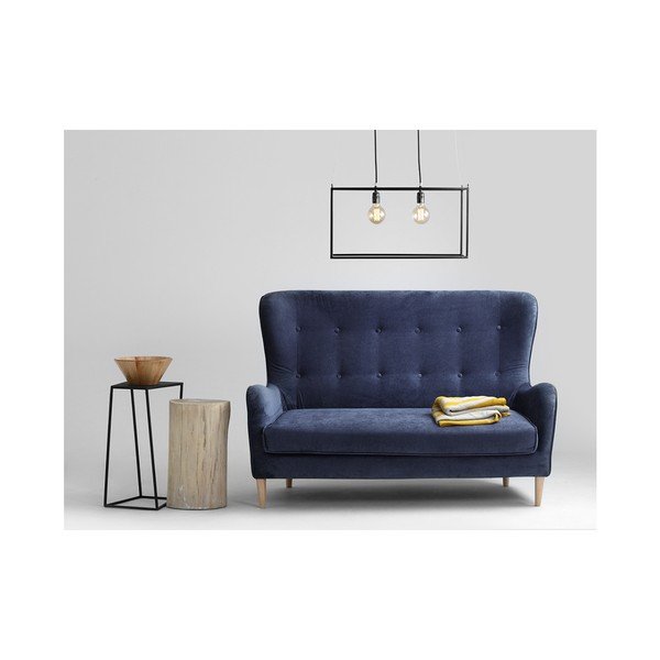 Cozyboy sötétkék kétszemélyes kanapé - Costum Form-image-3
