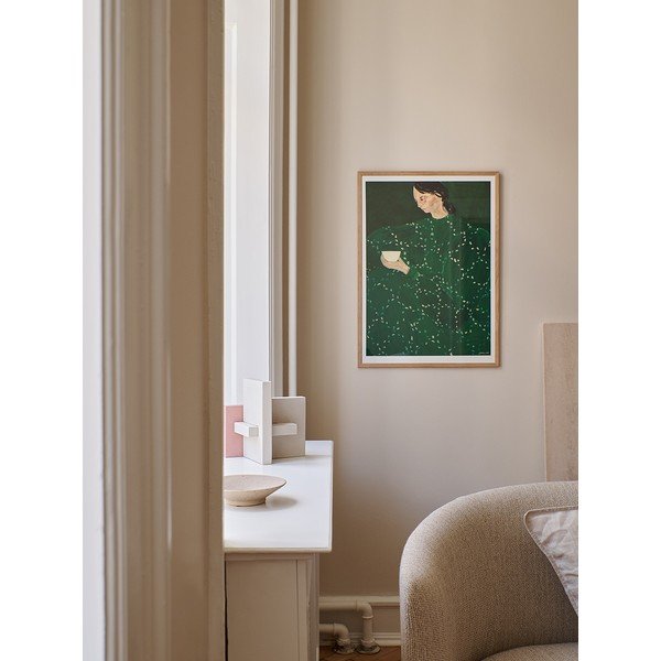 Poszter 30x40 cm Coffee Alone At Place De Clichy – Sofia Lind – The Poster Club-image-1