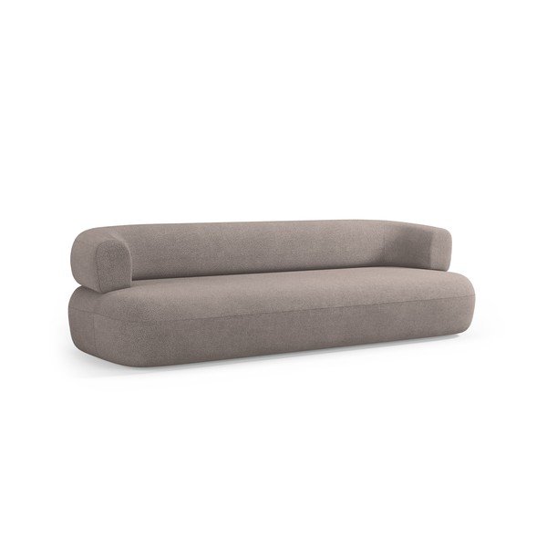 Világosbarna buklé kanapé 226 cm Jenny – Micadoni -image-1