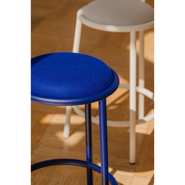 Kék fém bárszék (ülésmagasság 68 cm) Hogo – noo.ma-image-2