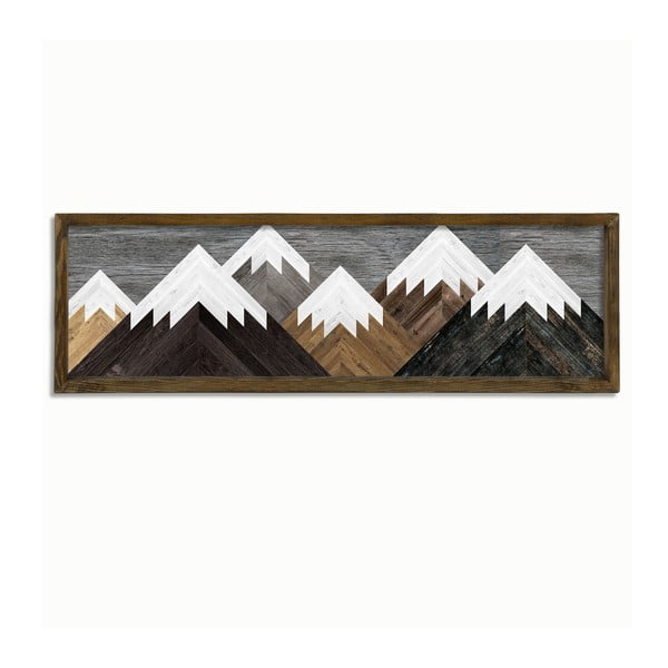 Mountains fali kép, 120 x 35 cm