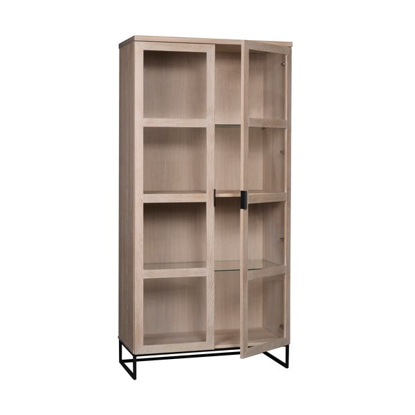 Natúr színű tölgyfa tálalószekrény 95x195 cm Everett - Rowico-image-3