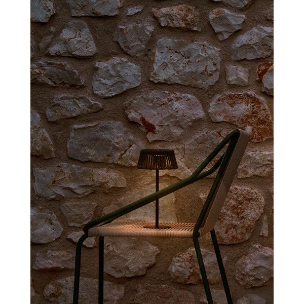 Napelemes LED asztali-hordozható kültéri lámpa ø 11 cm Aldet – Kave Home-image-2