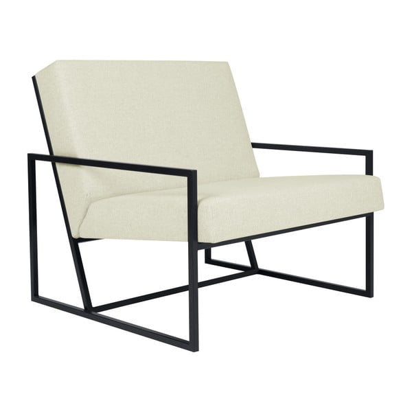 Geometric krém színű fotel - BSL Concept