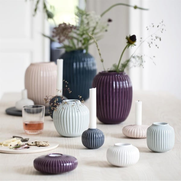 Hammershoi fehér porcelán mécsestartó, ⌀ 10 cm - Kähler Design-image-4