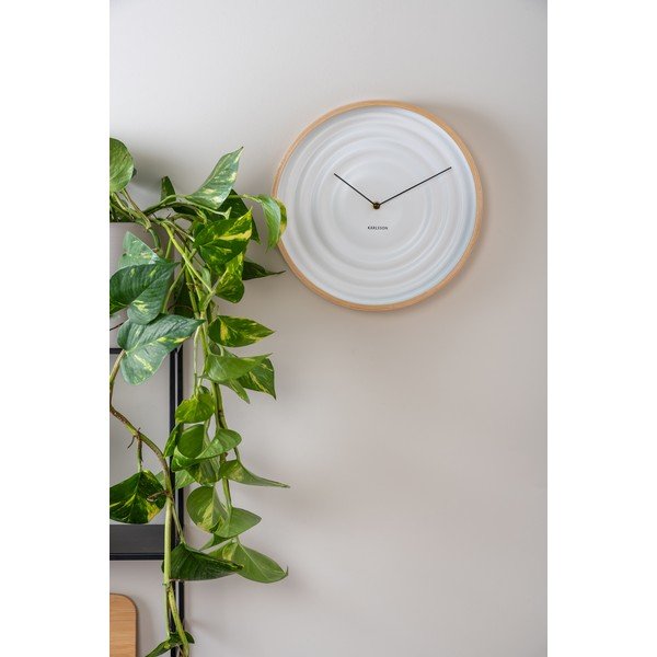 Ribble fehér falióra, ø 31 cm - Karlsson-image-1