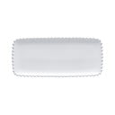Pearl fehér agyagkerámia tálca, hossz 30 cm - Costa Nova