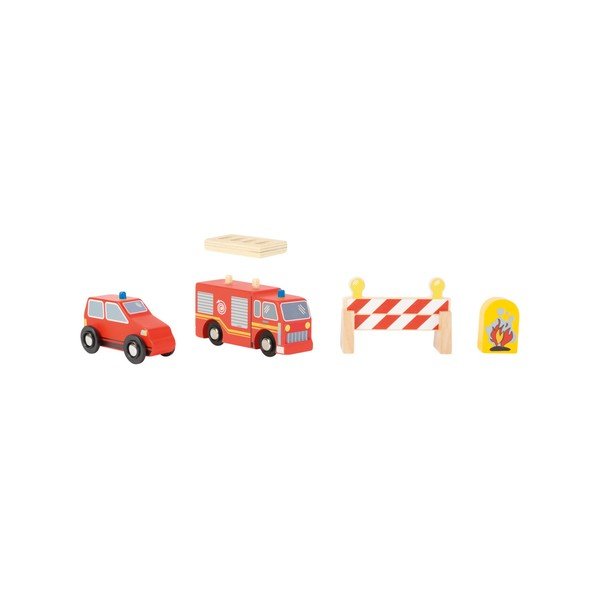 Fire tűzoltós szett fából - Legler-image-1