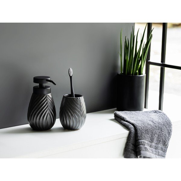 Antracitszürke kerámia fürdőszobai kiegészítő szett Idro – Wenko-image-1