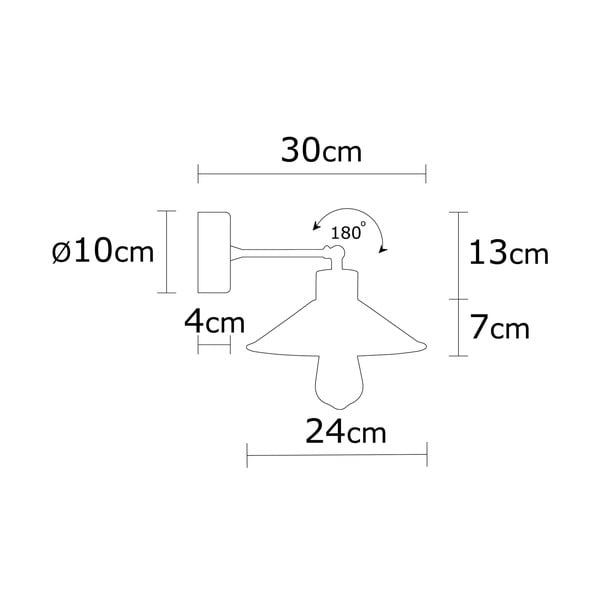 Türkiz-natúr színű fali lámpa ø 24 cm Manavgat – Opviq lights-image-3