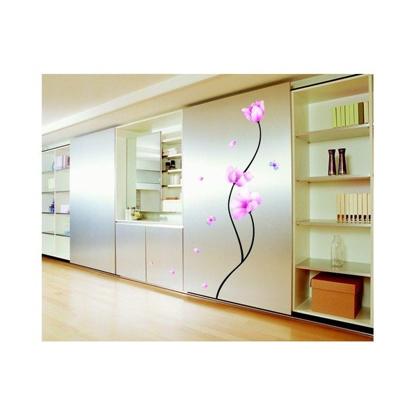 Pink Flowers And Butterflies falmatrica szett - Ambiance-image-2