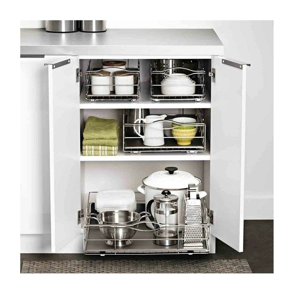 Rozsdamentes acél konyhai rendszerező - simplehuman-image-1