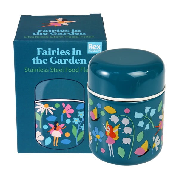 Kék ételtartó gyerek termosz 280 ml Fairies in the Garden – Rex London-image-3