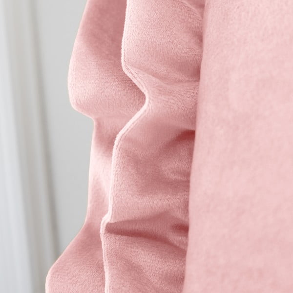 Bársony díszpárna 43x43 cm Velvet Double Frill – Catherine Lansfield-image-3