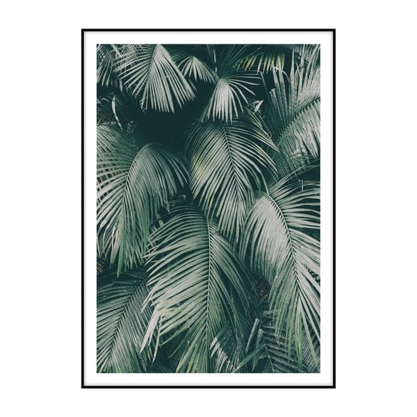 Green Palm Leaves plakát, 40 x 30 cm - Imagioo