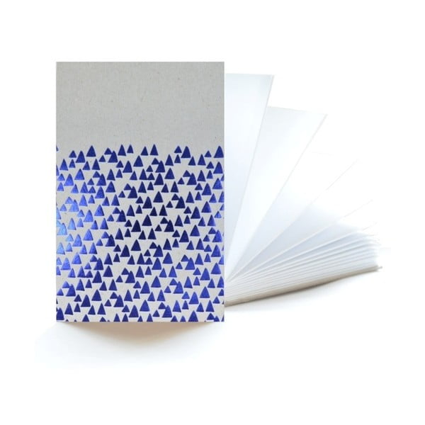 Accordeon jegyzetfüzet kék színű részletekkel, 60 oldalas - Mon Petit Art