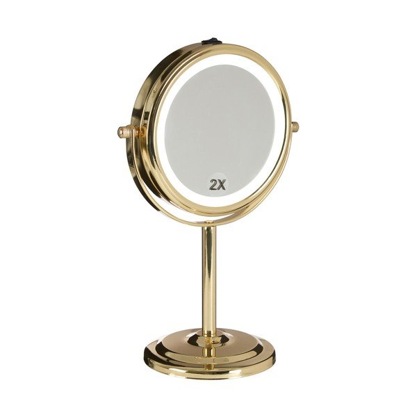 Kozmetikai tükör világítással-nagyítós (kétszeres nagyítás) ø 15 cm Cassini – Premier Housewares-image-3