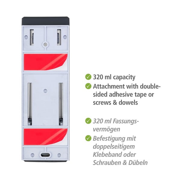 Fali műanyag szappanadagoló 0.32 l Istres – Wenko-image-4