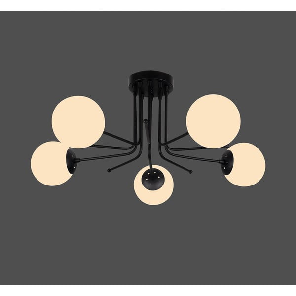 Star fekete mennyezeti lámpa, magasság 34 cm - Squid Lighting-image-1