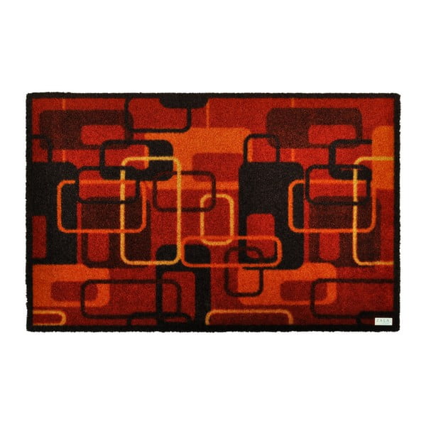 Design Retro Red Terra piros lábtörlő, 67 x 180 cm - Zala Living