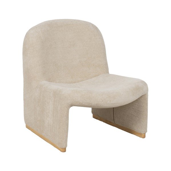 Bézs buklé fotel – Ixia