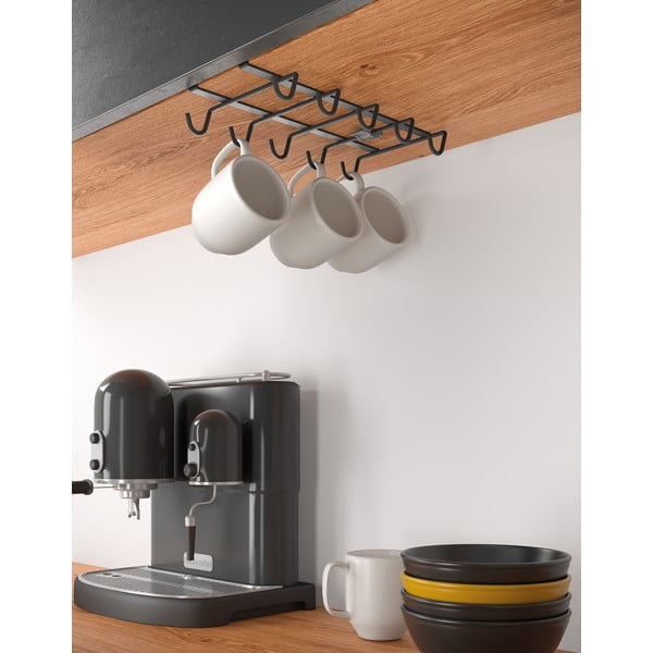 My Mug Lava fekete függő bögretartó - Metaltex-image-1