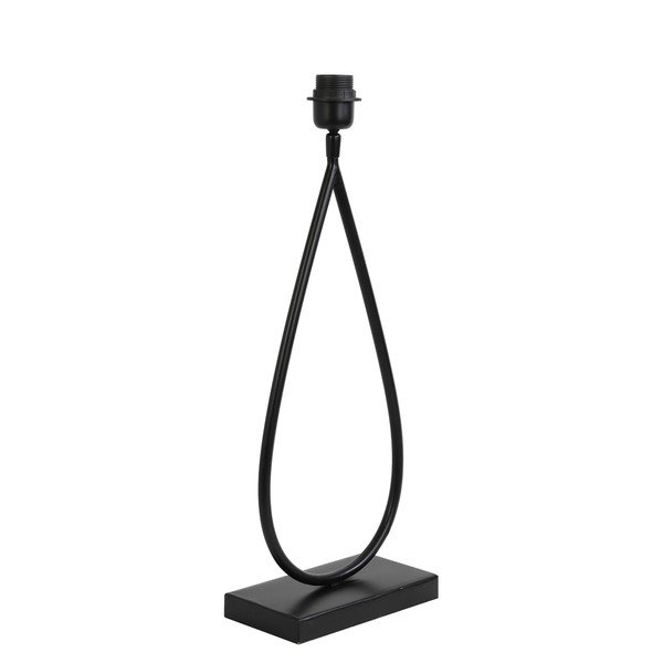 Matt fekete fém asztali lámpa talp 51 cm Tamsu – Light & Living-image-4