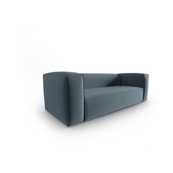 Kék bársony kanapé 200 cm Mackay – Cosmopolitan Design-image-2