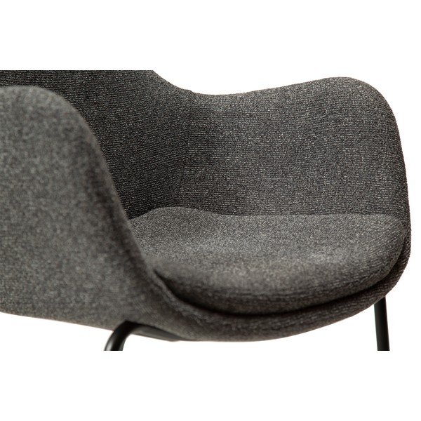 Szürke buklé fotel Zimmer – DAN-FORM Denmark-image-1