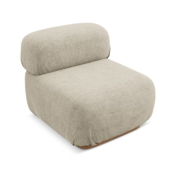 Bézs buklé kanapé modul Ailani – Makamii-image-1