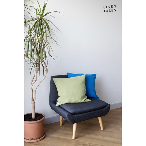 Len párnahuzat 40x40 cm Sage – Linen Tales-image-1