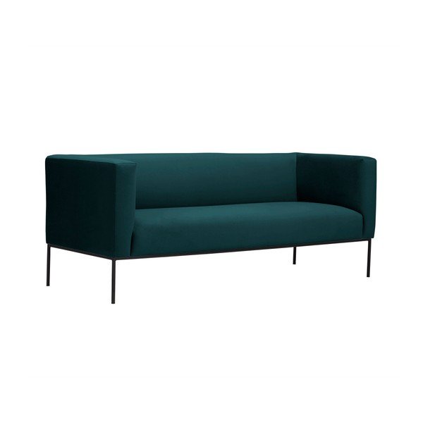 Neptune petróleumzöld bársony kanapé, 195 cm - Windsor & Co Sofas-image-2