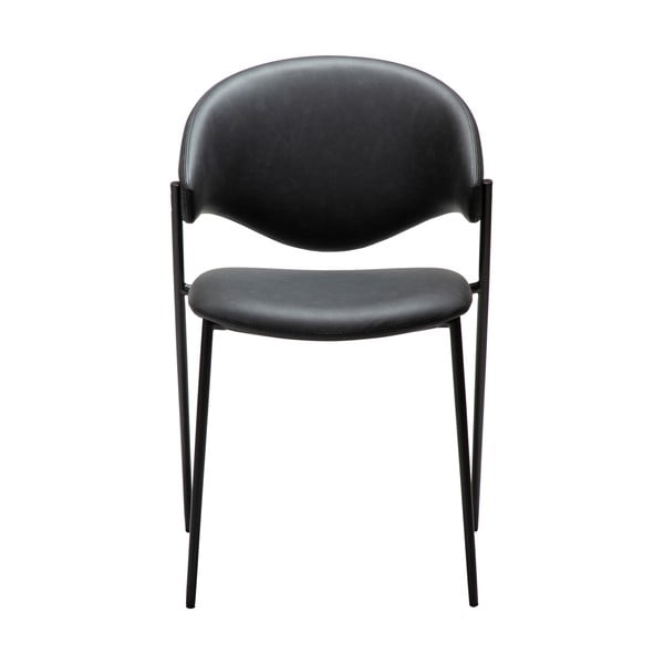 Fekete bőrutánzat étkezőszék Zone – DAN-FORM Denmark-image-1