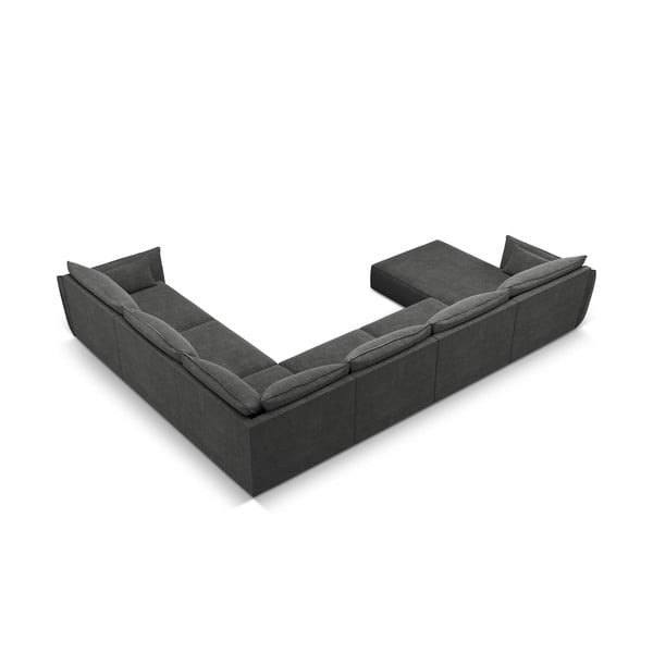 Szürke sarokkanapé (jobb oldali) Vanda – Mazzini Sofas-image-3