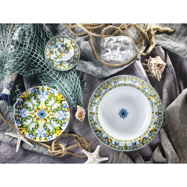 Caltagiron 18 db-os porcelán étkészlet - Villa Altachiara-image-1