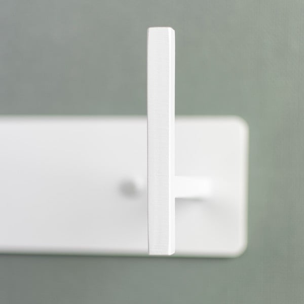 Fehér fém fali fogas 44 cm Chapman – Spinder Design-image-4